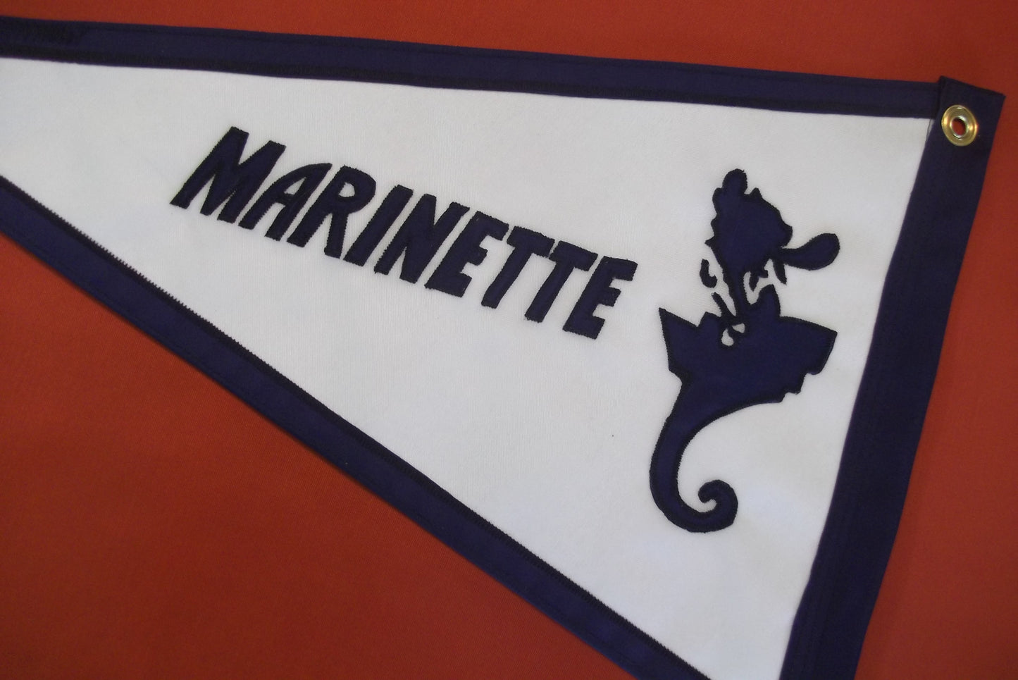 Marinette Vintage Style Boat Flag