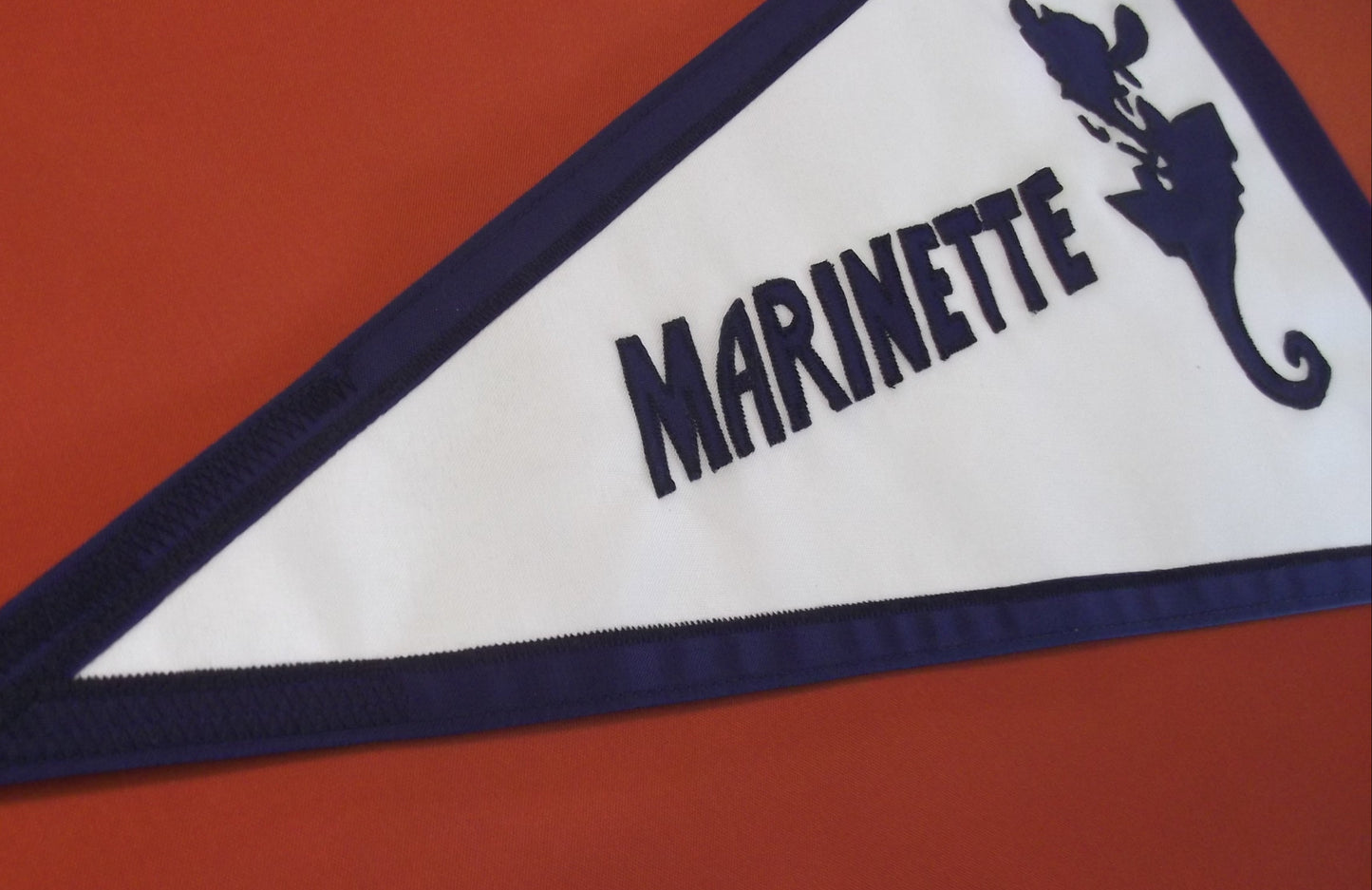 Marinette Vintage Style Boat Flag