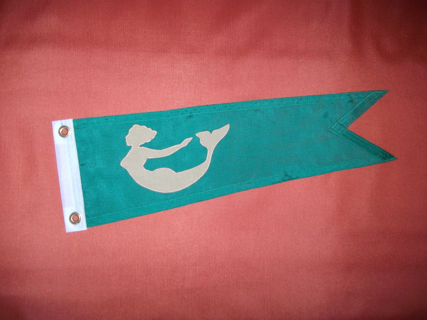 Vintage Style Mermaid Boat Burgee