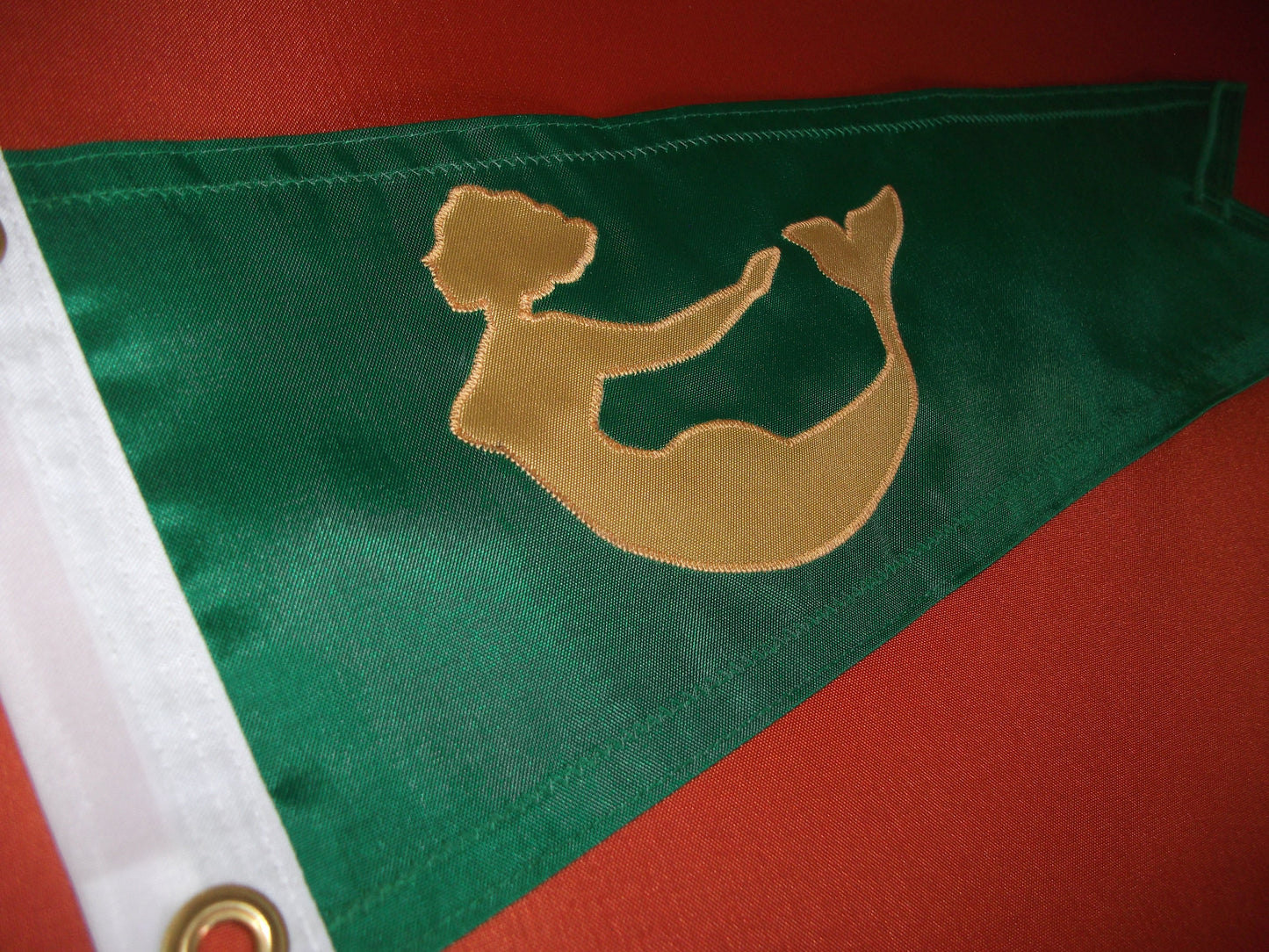 Vintage Style Mermaid Boat Burgee