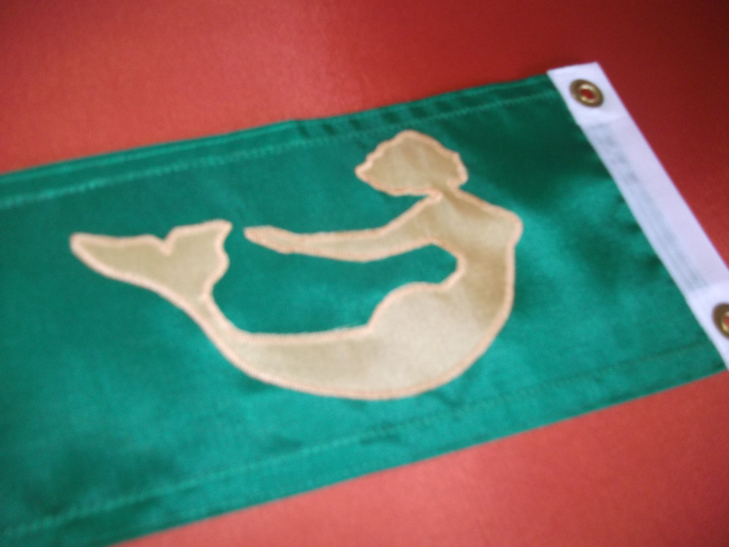 Vintage Style Mermaid Boat Burgee