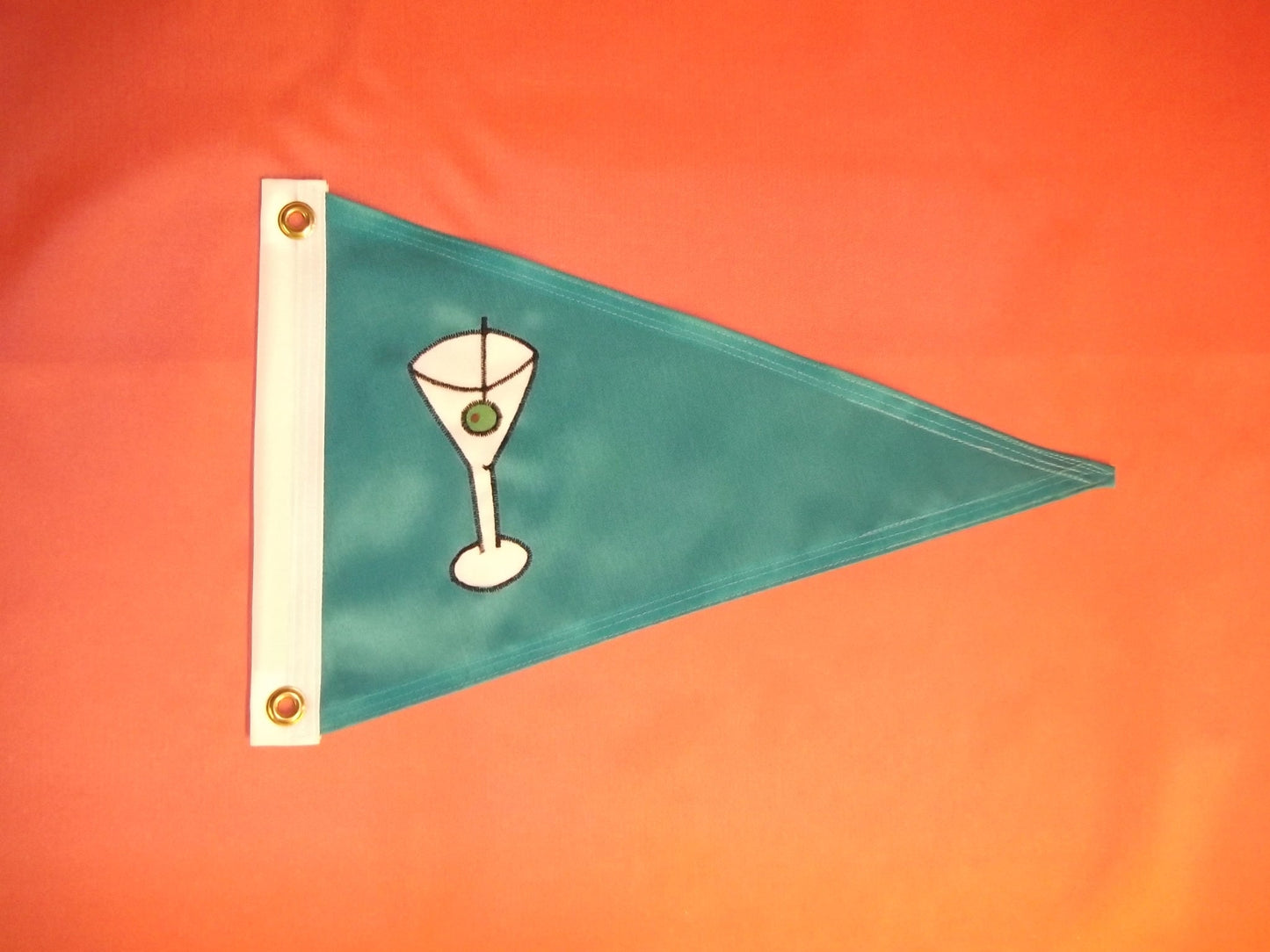 Boat Flag GIN MARTINI Cocktail Nautical Pennant Custom COLORS gift for him theflagchick