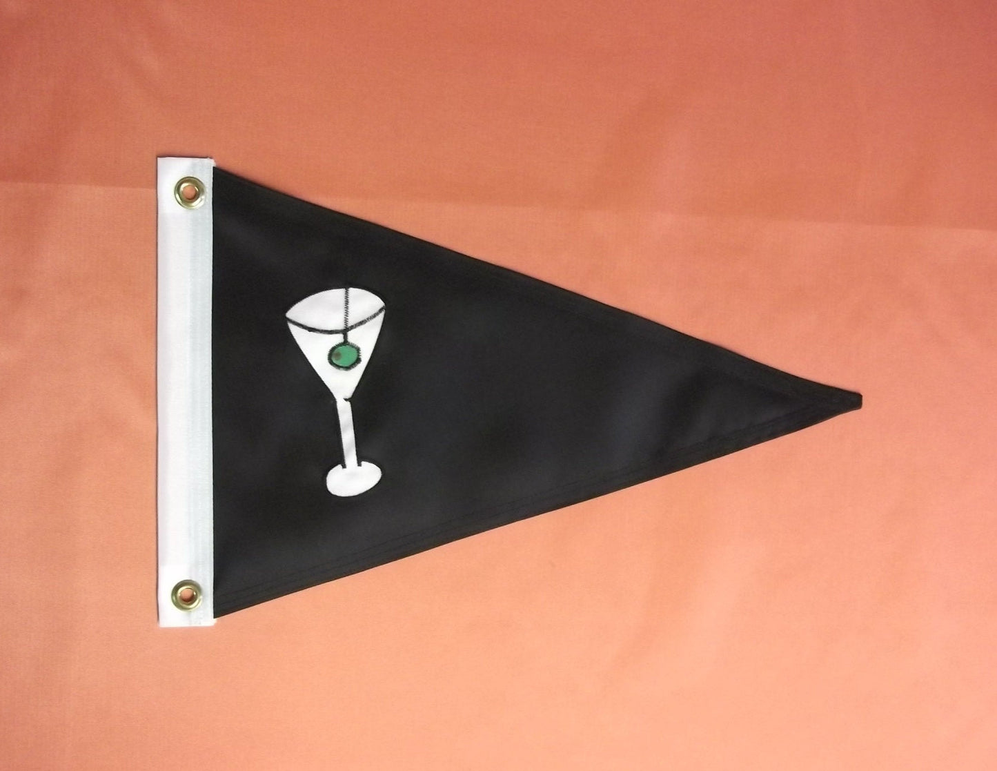Boat Flag GIN MARTINI Cocktail Nautical Pennant Custom COLORS gift for him theflagchick
