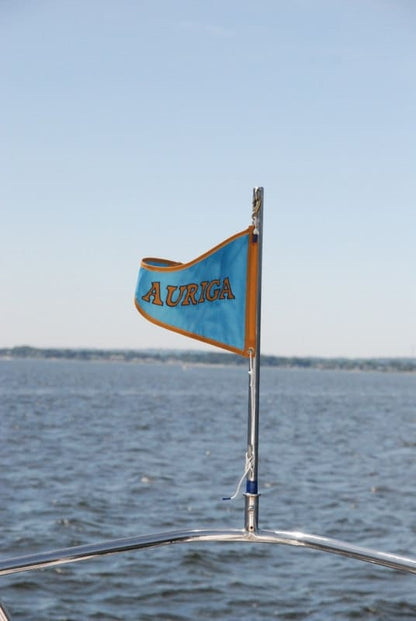 Personalized Custom Made Cute Boat Name Flag