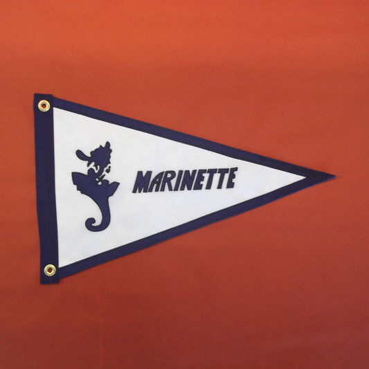 Marinette Vintage Style Boat Flag