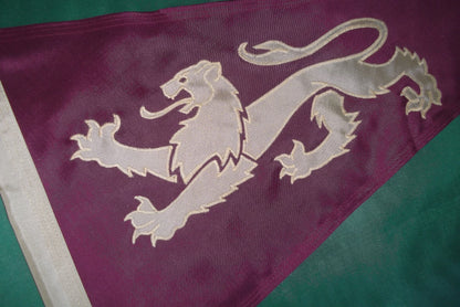 Heraldic Style Lion Cute Boat Flag