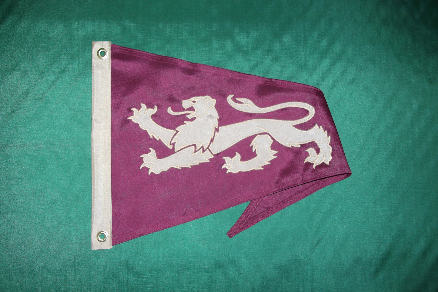 Heraldic Style Lion Cute Boat Flag