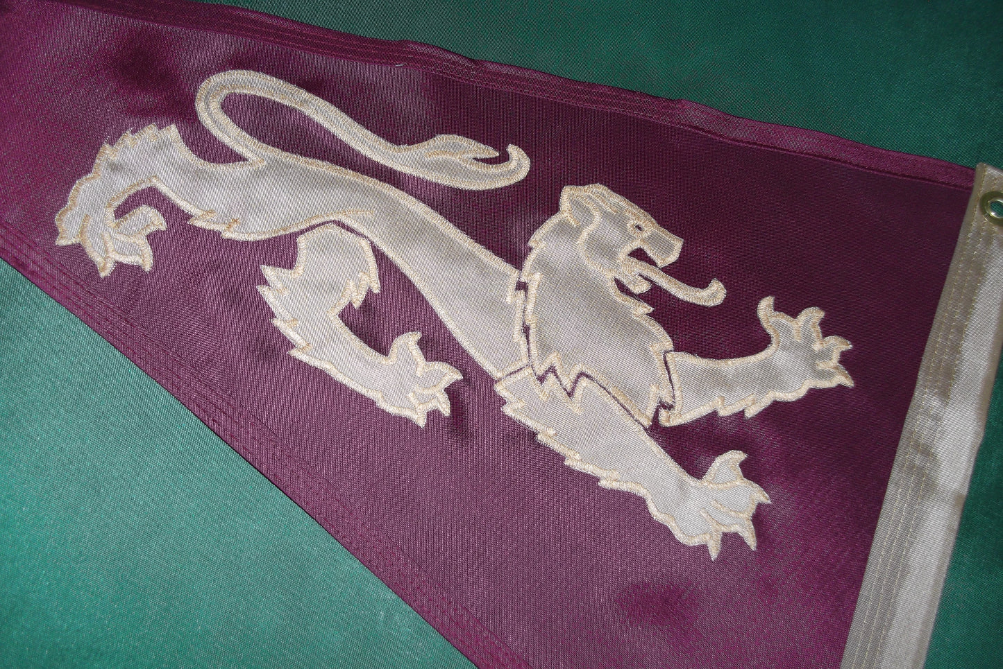 Heraldic Style Lion Cute Boat Flag