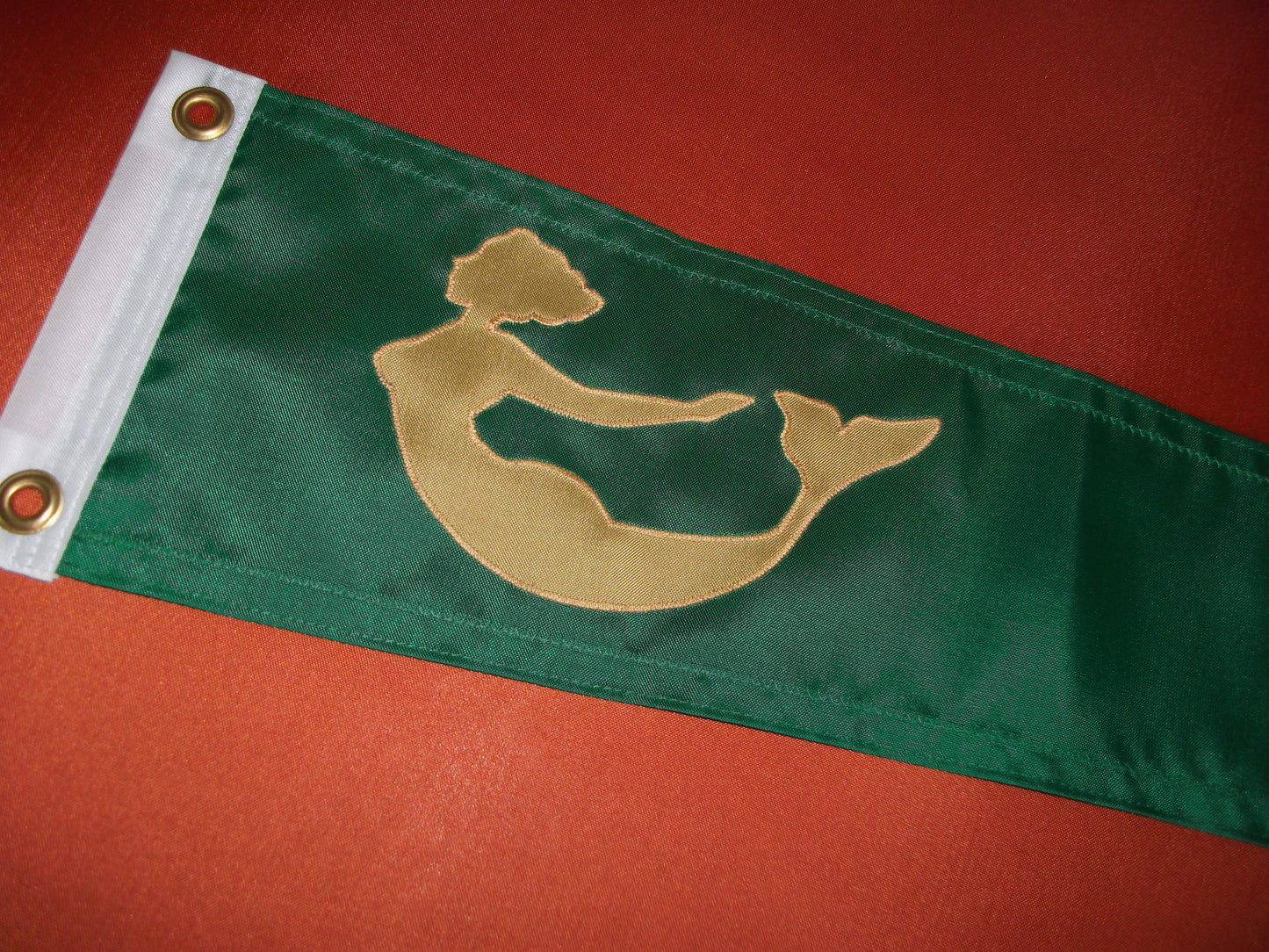 Vintage Style Mermaid Boat Burgee