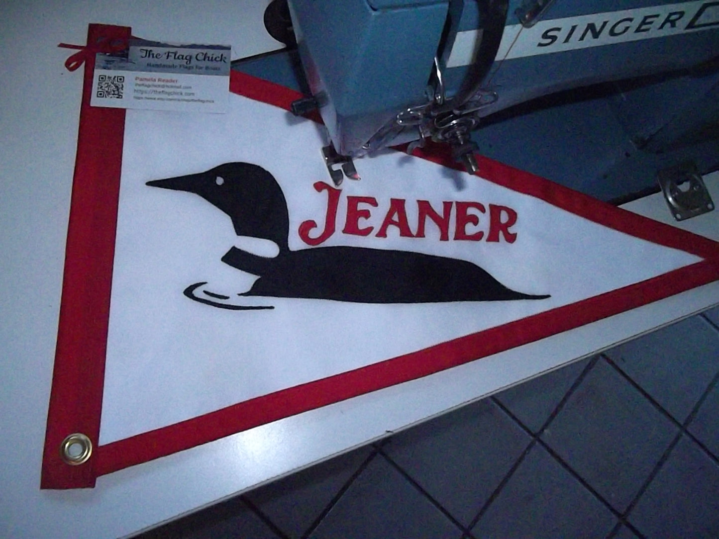 Custom Text Pennant with a Graphic