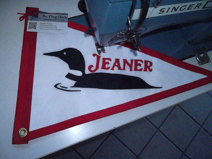 Custom Text Pennant with a Graphic