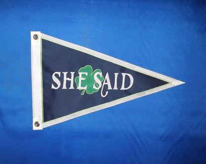 Custom Text Pennant with a Graphic