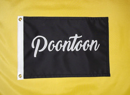 Rectangular Boat Name Flag with Custom Text