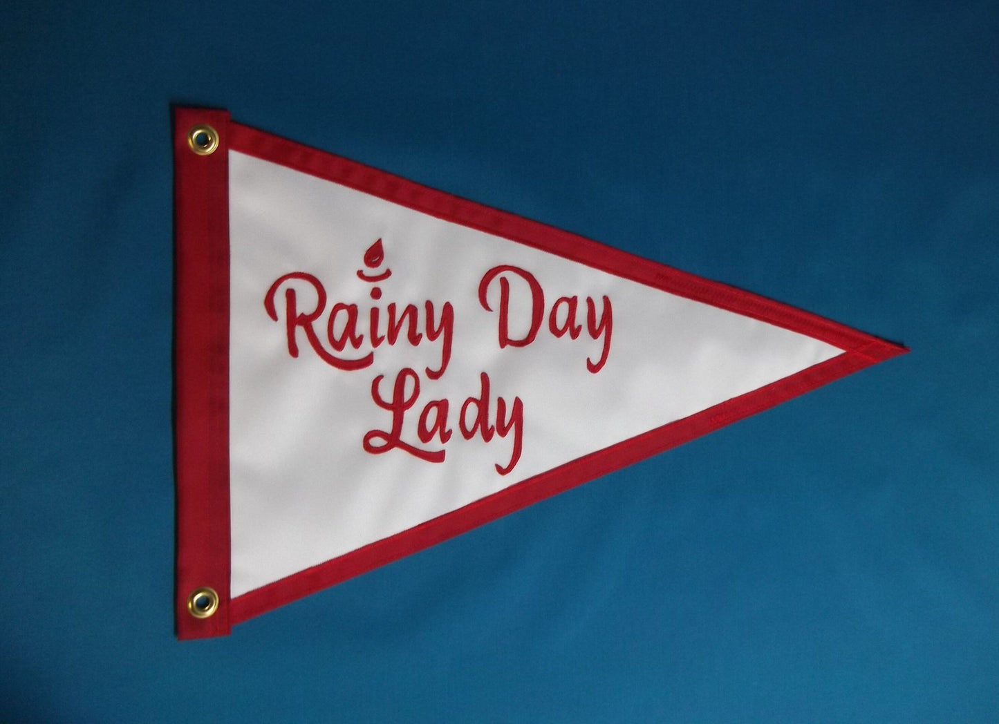 Personalized Custom Made Cute Boat Name Flag