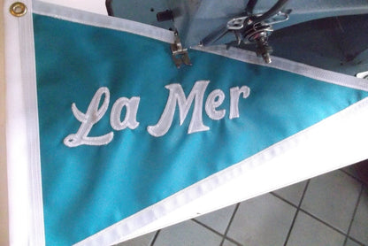 Personalized Custom Made Cute Boat Name Flag